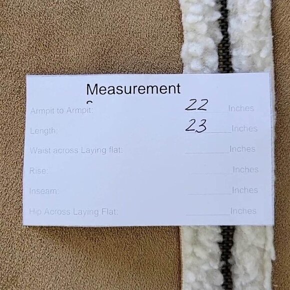 Liz Claiborne  Faux Suede Vest # 269 Size M - Picture 4 of 6